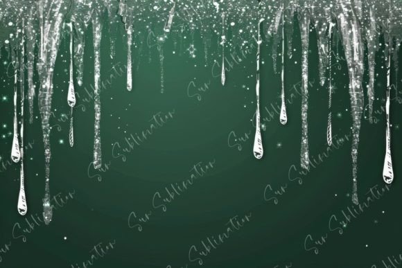 Download Green Background with Silver Glitter - Silver glitter Collection