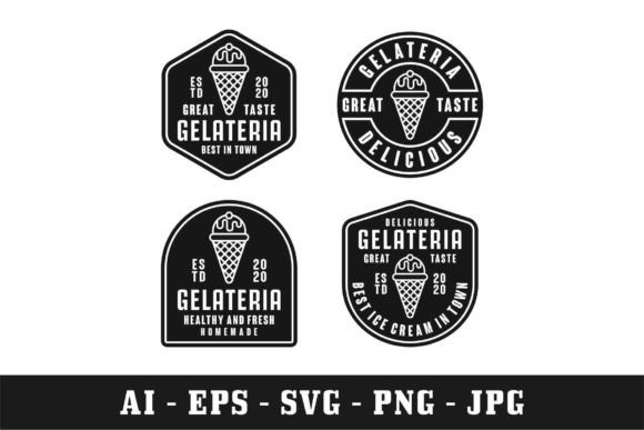 Download Gelateria Ice Cream Design Logo - Ice cream design Collection