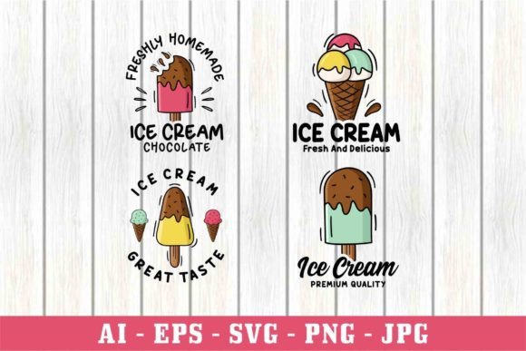 Download Ice Cream Design Logo Collection - Ice cream design Collection
