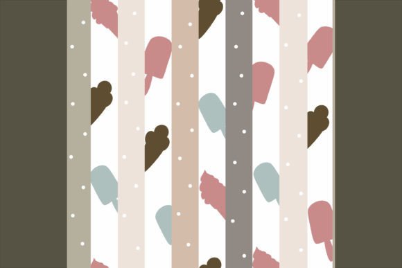 Download Seamless Pattern Cute Ice Cream Design - Ice cream design Collection